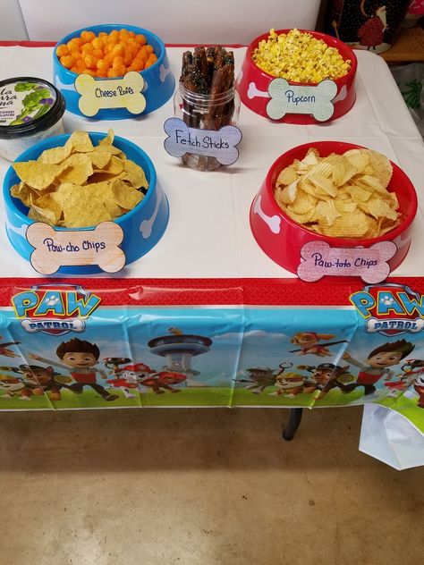 Dollar tree Paw Patrol Party Paw Patrol Party Ideas, Paw Patrol Birthday Decorations, Paw Patrol Party Decorations, 4de Verjaardag, Paw Patrol Birthday Theme, Dog Themed Birthday Party, Paw Party, Paw Patrol Birthday Cake, Puppy Birthday Parties