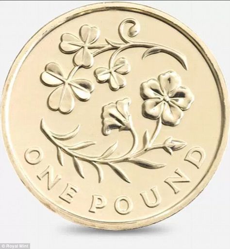 The 2014 Flax £1 will fetch up to £34 on eBay if the coin is in mint condition and boxed One Pound Coin, Gold Bullion Coins, Banknote Collection, Mint Coins, Rare Coins Worth Money, Valuable Coins, Coin Design, Royal Mint, Bullion Coins