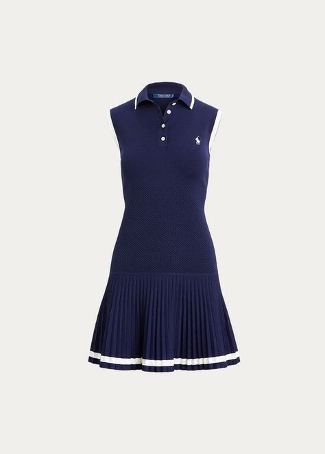 #fashion #itgirl #outfit #stargirl Golf Dress, Ralph Lauren Golf, Golf Dresses, Tennis Fashion, French Navy, Polo Golf, Tennis Clothes, Mua Sắm, Stage Outfits