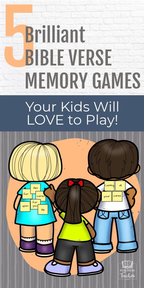 Bible Verse Memory Games For Kids, Memory Verse Games For Kids, Bible Verse Memory Games, Bible Buddies, Memorize Bible Verses, Memory Verses For Kids, Memory Verse Games, Creative Ministry, Kids Church Lessons