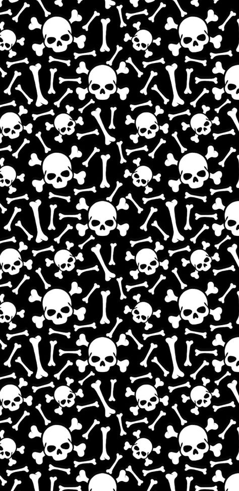 Skull seamless pattern Skull Pattern Design, Stickers Rock, Skull Wallpapers, Punk Wallpaper, Scene Wallpaper, Skull Pictures, Horror Artwork, Witchy Wallpaper, Tattoo Portfolio