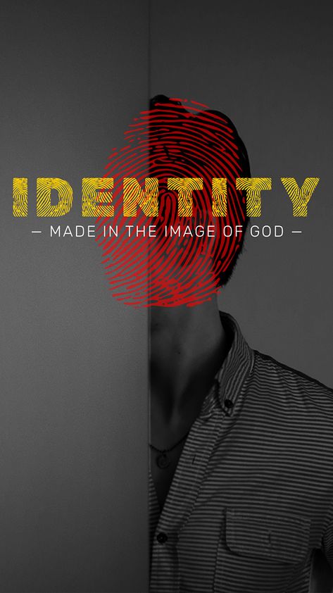 Identity Sermon Series Artwork on Behance Identity Poster Design, Christian Book Cover Design, Church Graphic Design Sermon Series, Identity Christian, Identity Artwork, Identity Poster, Sermon Graphics, Series Artwork, Identity Graphic Design