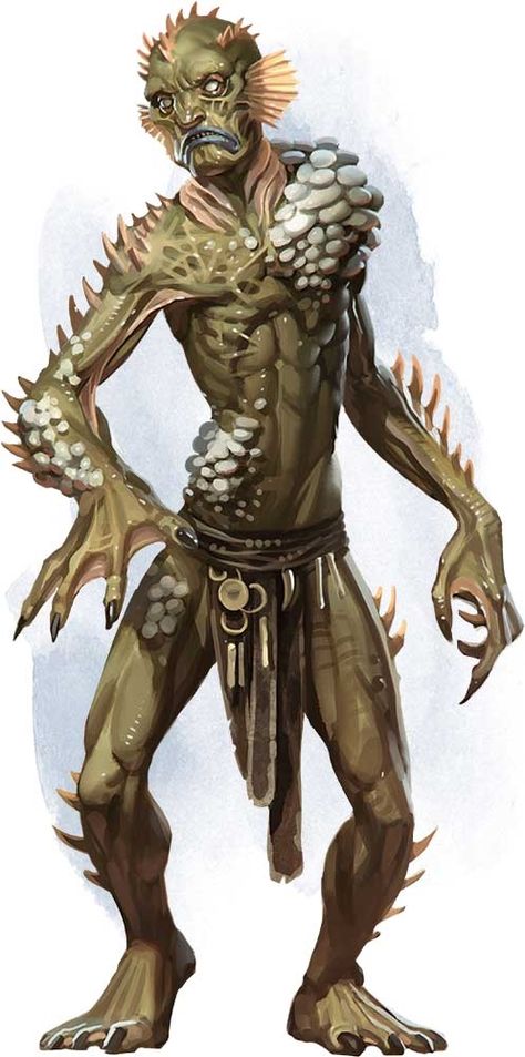 Sea Monster Art, Swamp Creature, Creature Marine, Lake Monsters, Monster Book Of Monsters, Humanoid Creatures, D D Monsters, Underwater Creatures, Monster Concept Art