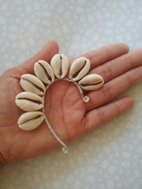 Cowrie Shell Earrings, Cowrie Shell Jewelry, Cowry Shell, Mermaid Jewelry, Jewelry Beach, Handmade Fashion Jewelry, Estilo Punk, African Jewelry, Cowrie Shell