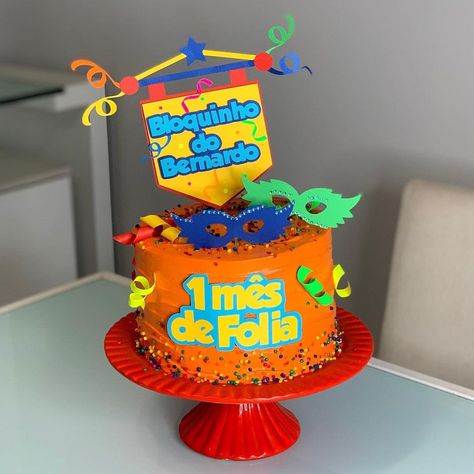 Como fazer um bolo de Carnaval para alegrar sua festa - Tua Casa Neon Carnival, Carnival Cakes, Carnival Decorations, Cake Models, Fashion Cakes, Love Cake, Sweet Life, For Your Party, Fun Ideas