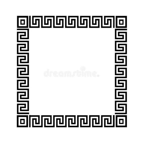 Celtic Frame, Versace Pattern, Art Chicano, Interlocking Design, Greek Pattern, Illustrator Design Tutorial, Furniture Design Chair, Greek Design, Textile Prints Design