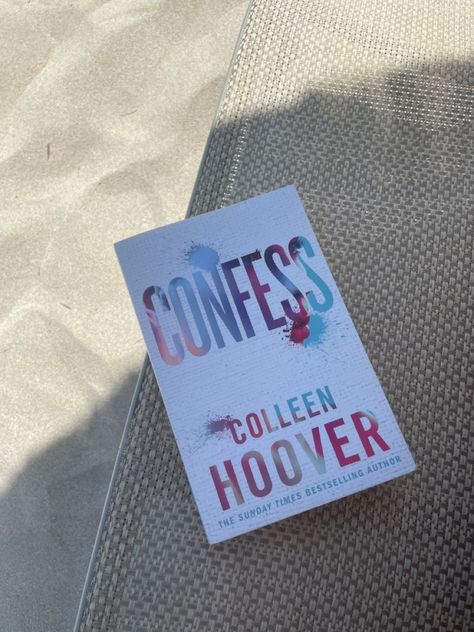 Confess Book Cover, Confess By Colleen Hoover Aesthetic, Confess Aesthetic Colleen Hoover, Confess Colleen Hoover Book, Confess Book Aesthetic, Collen Hover Best Books, Confess Colleen Hoover Aesthetic, Confess Book, Confess Colleen Hoover