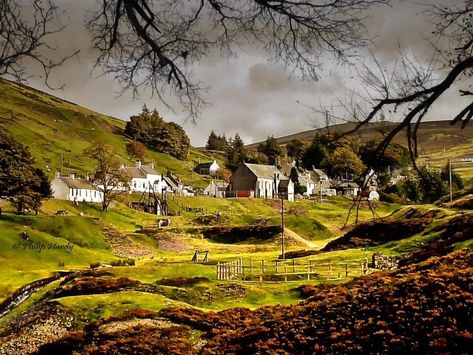 Dnd Architecture, Scotland Village, Scottish Village, Dnd Backgrounds, Forest Village, Abandoned Village, Scottish Borders, English Projects, Bonnie Scotland