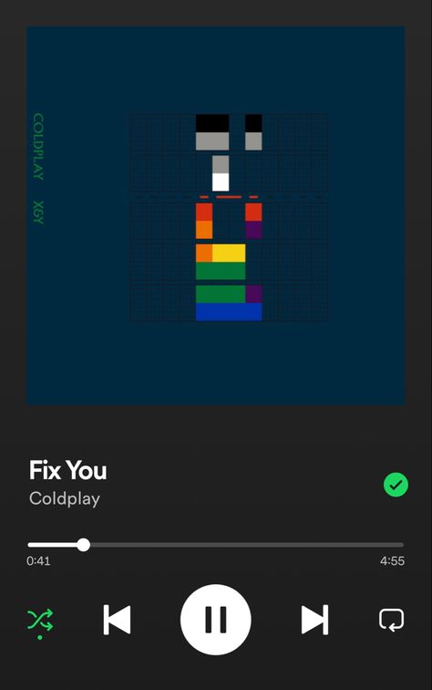 Coldplay Spotify, Coldplay Fix You, Spotify Screenshot, Fix You Coldplay, Cold Play, Spotify Songs, Bottle Cap Crafts, Avicii, Imagine Dragons