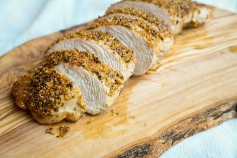 Oven Roasted Turkey Tenderloin Roasted Turkey Tenderloin, Turkey Loin, Turkey Tenderloin Recipes, Turkey Tenderloin, Pilaf Recipes, Iron Skillet Recipes, Oven Roasted Turkey, Roast Turkey Breast, Cast Iron Skillet Recipes