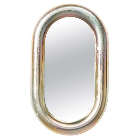 Steel Houses, Metal Targets, Curved Mirror, Steel Stool, Large Round Mirror, Ornate Mirror, Window Mirror, Steel House, Modern Mirror