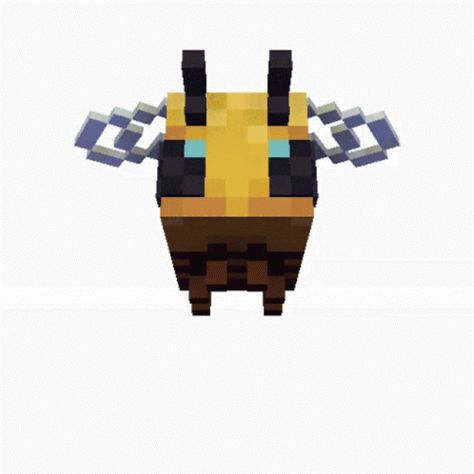 Minecraft Bee GIF - Minecraft Bee Happy - Discover & Share GIFs Talking Discord Gif, Minecraft Emojis For Discord, Animated Emojis Discord, Pixel Png Gif, Yellow Pixel Art, Status Emoji, Minecraft Bee, Jumping Gif, Pixel Gif