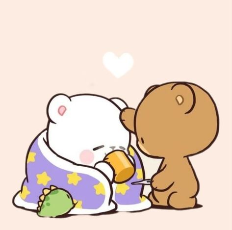 Mochi And Milk Bear, Milk Bear, Milk Mocha, Mocha Bear, Teddy Bear Hug, Bear Couple, Twin Flame Art, Milk & Mocha, Cute Bear Drawings