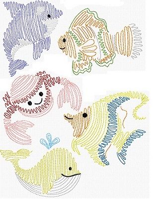 Nautical Embroidery, Commercial Embroidery Machine, Sewing Machine Embroidery, Diy Embroidery Patterns, Baby Embroidery, Computer Embroidery, Animal Embroidery, Machine Embroidery Applique, Continuous Line