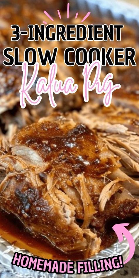 There’s nothing quite like the aroma of kalua pork wafting through the house on a lazy Sunday afternoon. It instantly transports me back to my childhood summers in Hawaii, sitting under the swaying palms as the unmistakable smoky-sweet scent of this iconic dish filled the air. My aunties would spend hours tending to the underground pit oven, patiently waiting as the pork transformed into tender, falling-apart morsels imbued with the flavors of the islands. Kalua Pork Crockpot, Slow Cooker Kalua Pork, Kahlua Pork, Baked Bbq Ribs, Cook Top Stove, Kalua Pork, Sweet Pork, Slow Cooker Pork, Patiently Waiting