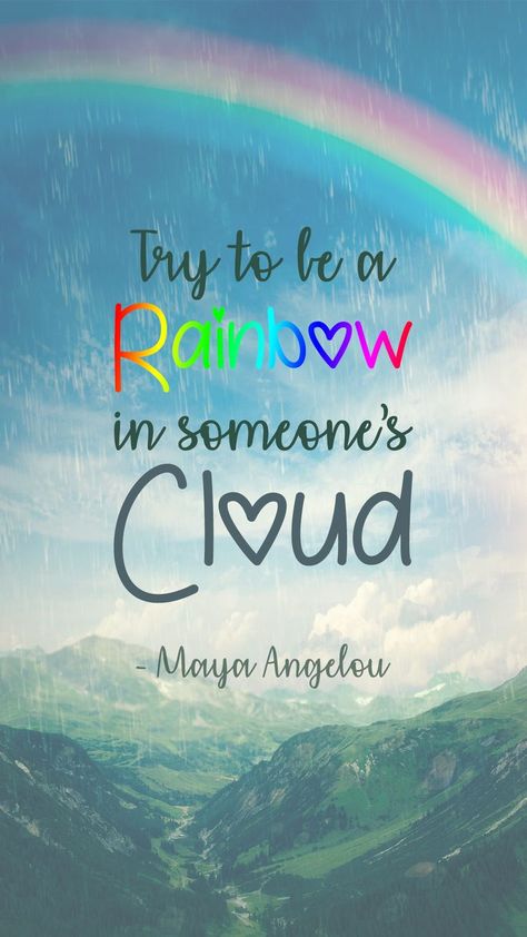 Rainbow Aesthetic Quotes, Rainbow Quotes, Maya Angelou Quote, Rainbow Words, Heart Type, Rainbow Quote, Maya Angelou Quotes, Quotes For Work, Special Symbols