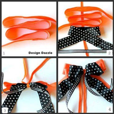 Diy Gift Bow, Diy Halloween Ghosts, Pointy Boots, Layered Bow, Witch Boots, Diy Bows, Halloween Bows, Bow Tutorial, Christmas Packaging