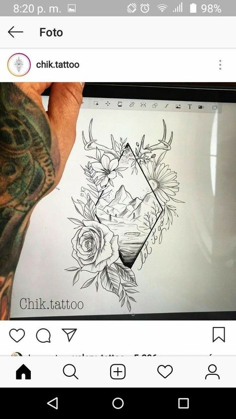 Natur Tattoo Arm, Dotwork Tattoo Mandala, Outdoor Tattoo, Lake Tattoo, Western Tattoos, Inspiration Tattoo, Cat Tattoos, Tattoos Geometric, Tiny Tattoo