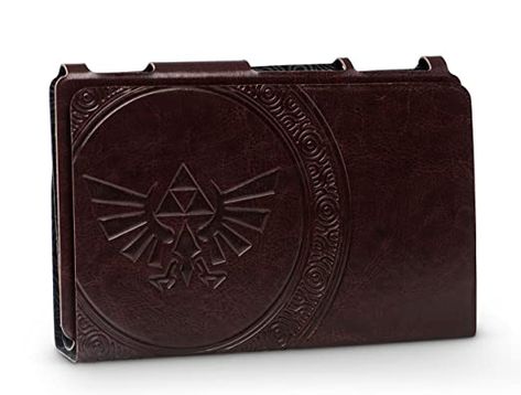 Amazon.com: PowerA Hybrid Cover - Zelda Hylian Crest Leatherette - Nintendo Switch: Video Games Hylian Crest, Nintendo Switch Zelda, Nintendo Switch System, Nintendo Switch Case, Nintendo Console, Zelda Breath Of The Wild, Disney Infinity, New Video Games, Nintendo Switch Games