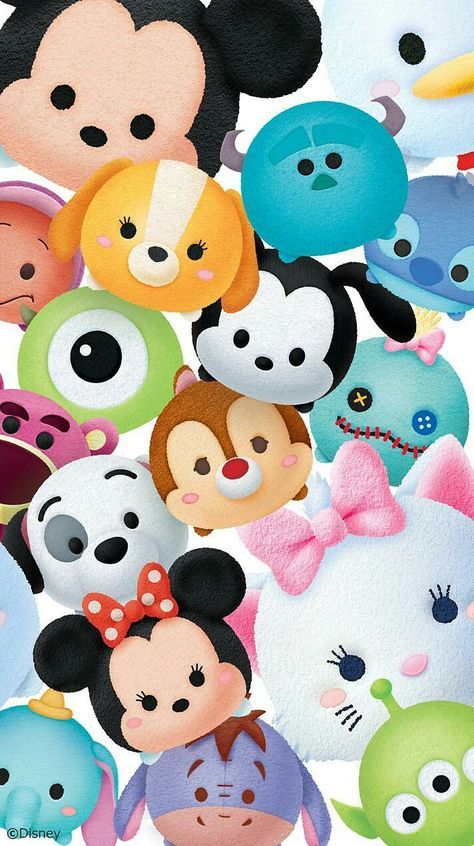 Tsum Tsum Wallpaper Iphone, Disney Tsum Tsum Wallpaper, Tsum Tsum Wallpaper, Tumblr Iphone, Disney Characters Wallpaper, Wallpaper Disney, Disney Background, Princess Wallpaper, Karakter Disney