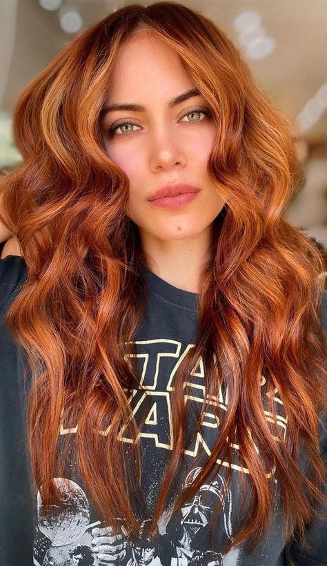 Ginger Hair Color Pale Skin, 2023 Copper Hair, What Color Hair For Green Eyes, Cooper Hair Pale Skin, All Over Copper Hair Color, Copper Hair Fair Skin Green Eyes, Copper Hair Pale Skin Green Eyes, Red Hair Fair Skin Green Eyes, Copper Hair On Fair Skin