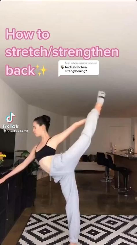 How To Get Your Back More Flexible, Flexibility Workout Back, Ballerina Back Workout, Stretches For Back Flexibility Dancers, Ballet Back Exercises, Ballerina Workout Flexibility, How To Get Better At Pirouettes, Scorpion Dance Pose, How To Get A Higher Arabesque