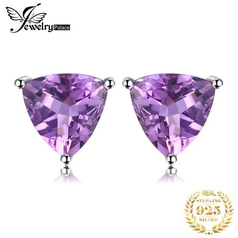 Natural Purple Amethyst Stud Earrings  Price: 15.00 & FREE Shipping  #dreamcatchersid  #nativeamericanprincess#bohobabe  #gypsysoul  #SpiritDay  #meditationflow Silver Emerald Ring, Blue Amethyst, Amethyst Birthstone, Amethyst Studs, Topaz Jewelry, Tiny Studs, Sterling Silver Stud Earrings, Tiny Stud Earrings, Stone Studs