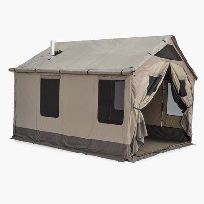 Outfitter tents Outfitter Tent, Tents Camping Glamping, Minivan Camper, Tent For Camping, Camping Gear Survival, Tent Living, Wall Tent, Comfortable Camping, Best Tents For Camping