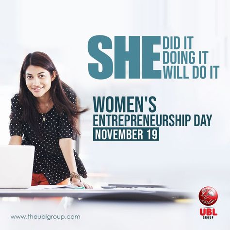 Entrepreneurs Day Ideas, Women Entrepreneurship Day, Women Entrepreneur Day, Entrepreneur Poster, Post Reference, Women Facts, Women Entrepreneurship, Business Setup, National Days