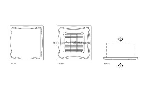 Ceiling Air Conditioner - Free CAD Drawings Ceiling Air Conditioner Design, Ceiling Air Conditioner, Air Conditioner Design, Pool Houses Plans, House Plans Design, Floor Plans House, Interior Design Sketchbook, Teachers Room, One Storey House