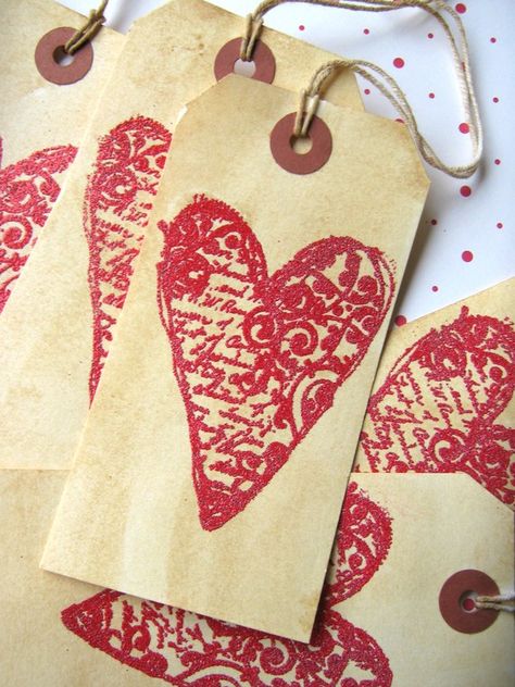 Homemade Glitter, Valentine Favors, French Script, Heart Day, Valentine Tags, I Love Heart, Heart Tag, My Funny Valentine, Gift Labels