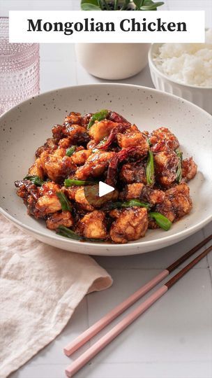 1.7M views · 9.5K reactions | Mongolian Chicken 😍

This popular Chinese-American dish features crispy fried chicken in a sweet and spicy aromatic filled sauce.

Link to the recipe in my bio or here: https://takestwoeggs.com/mongolian-chicken/
.
.
.
.
#chineserecipes #Easyrecipes #chinesefood #Betterthantakeout #chickenrecipes #dinnerrecipes #chinesetakeout | Takes Two Eggs | Andrea Vanzo · Les Madeleines Mongolian Chicken, Asian Dinner, Facebook Recipes, Asian Dinner Recipes, Asian Dinners, Amazing Food Videos, Tasty Chicken, Crispy Fried Chicken, American Dishes