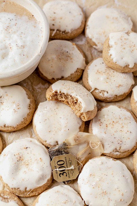 Taylor Swift Chai Cookies, Chai Cookies, Christmas Baking Recipes, Chewy Sugar Cookies, Fall Baking, Cookies Recipes Christmas, Fall Desserts, Holiday Baking, Christmas Baking