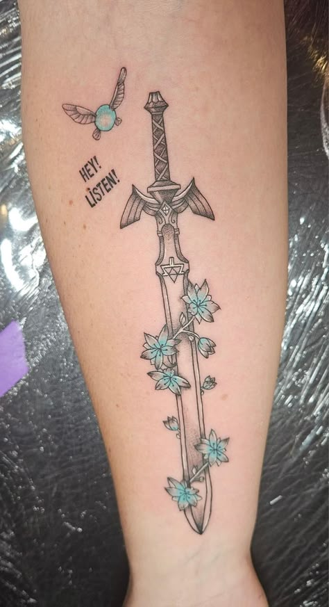 Loreen Tattoo, Swords Tattoo, Seven Swords, Zelda Tattoo, Z Tattoo, Wild Tattoo, Wicked Tattoos, Geek Tattoo, Gaming Tattoo