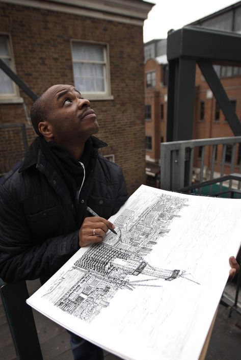 'This was my form of language': the artist who draws cities from memory