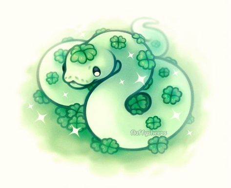 Cute Snakes, Snake Drawing, Cute Reptiles, Cute Snake, Draw Cute, Snake Art, Cute Kawaii Animals, Green Snake, Cute Animal Drawings Kawaii