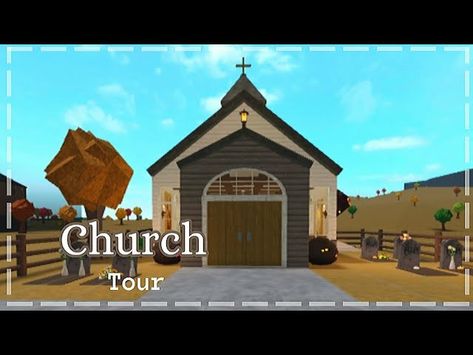 Bloxburg Church Layout, Bloxburg Graveyard, Bloxburg Church, Bloxburg Build Ideas, Small House Layout, Bloxburg Ideas, House Layout, House Layouts, Graveyard