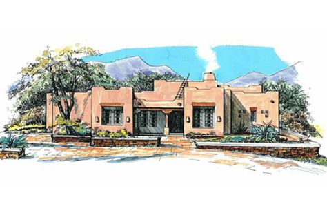 Spanish Style Home Plans, Spanish Style House Plans, Adobe House Plans, Southwestern House Plans, Southwestern House, Southwest House Plans, Southwest House, Tuscan House Plans, Santa Fe Home