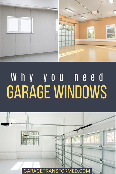 Garage Windows are a great way to upgrade your garage while adding natural light. Learn more about them here>>>> ☀️ Garage With Windows On Side, Garage Window Privacy Ideas, Garage Window Ideas, Garage Window Coverings, Garage Window Coverings Ideas, Garage Windows, Garage Door Windows, Garage Door Panels, Finished Garage