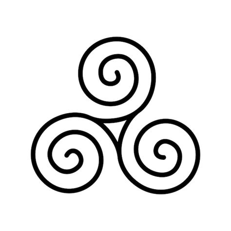 Premium Vector | Triskelion Spiral Ancient Decoration Icon Vector Illustration Spiral Illustration, Doodle Bug, Stationery Templates, Business Card Maker, Flyer Maker, Poster Maker, Poster Invitation, Presentation Template Free, Pattern Drawing