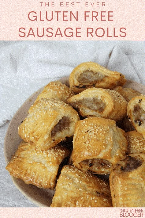 Gluten Free Sausage Rolls, Gluten Free Party Food, Gluten Free Party, Gluten Free Sausage, Sausage Rolls Recipe, Gluten Free Guide, Gluten Free Puff Pastry, Gluten Free Pastry, Rice Side