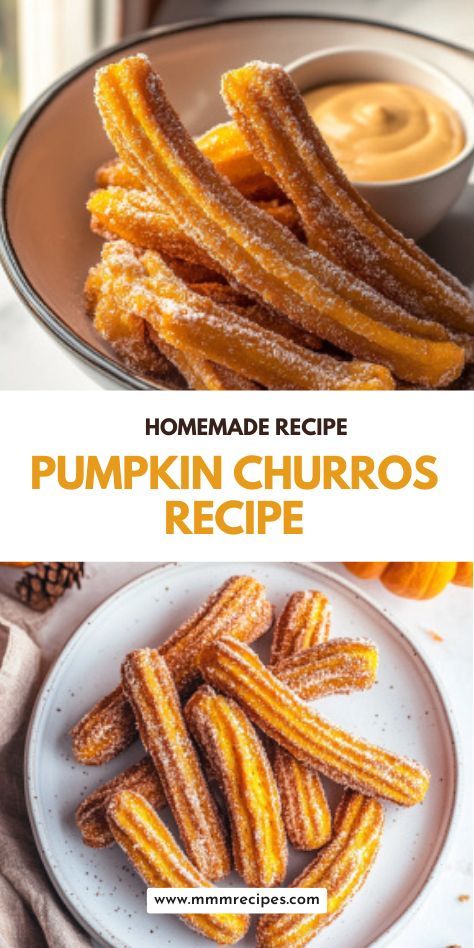 Spice up your fall dessert lineup with these Pumpkin Churros! Each churro is packed with pumpkin and warm spices, then fried and rolled in cinnamon sugar for an irresistible crunch. These treats are perfect for Thanksgiving, cozy gatherings, or any fall celebration. Save this recipe to bring a festive twist to your dessert table that’s sure to delight! Fall Party Dessert, Pumpkin Churros, Pumpkin Cream Cheese Dip, Easy Thanksgiving Dessert Recipes, Cream Cheese Dip, Churros Recipe, Easy Thanksgiving Recipes, Cream Cheese Dips, Thanksgiving Food Desserts