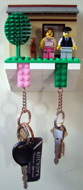 Lego Diy, Keychain Holder, Lego Craft, Lego Worlds, Lego Party, Lego Projects, Lego Building, Cool Lego, Lego Creations