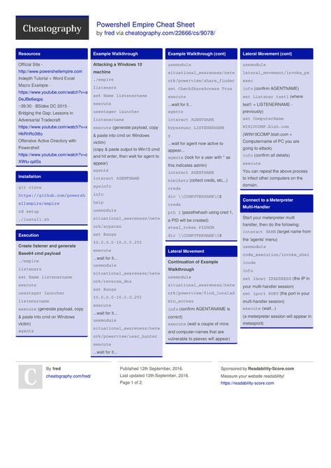 Powershell Cheatsheet, Powershell Scripts, Power Bi Cheat Sheet, Terminal Commands Cheat Sheet, Stata Cheat Sheet, Sql Cheat Sheet, C# Cheat Sheets, Best Hacking Tools, Coding In Python