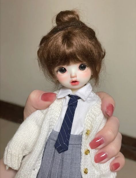 Korean Doll, Bjd Dolls Girls, Diy Gift Set, Fantasy Art Dolls, Kawaii Doll, Realistic Dolls, Dream Doll, Japanese Dolls, Tiny Dolls