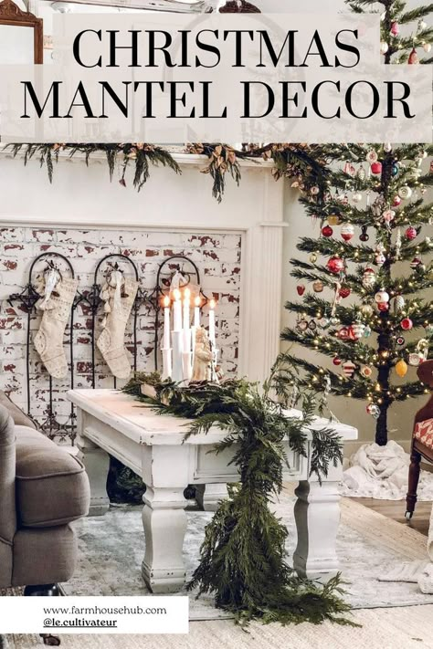 Christmas Mantel Decor Ideas Christmas Mantel Decor, Mantel Decor Ideas, Christmas Mantel Decorations, Christmas Mantel, Christmas Mantels, Mantel Decor, Twinkling Lights, Fireplace Mantel, Twinkle Lights