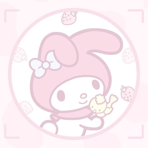 Aesthetic My Melody Pfp, My Melody Aesthetic Icon, Icons My Melody, Pfp My Melody, My Melody Pfp, My Melody Icon, Pink My Melody, Pink Melody, Pink Sanrio