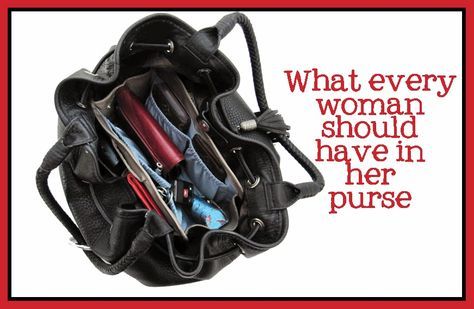 What every woman should have in her purse<br>(Especially if that woman is me!) | Overstuffed Purse Essentials List, Purse For Teens, Types Of Handbags, What's In My Purse, In My Purse, Handbags For School, Purse Essentials, My Purse, Cheap Purses