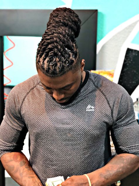 Men's Dreadlocks Styles, Men Dreads Styles Black Man Bun, Dread Styles For Men Bun Locs, Men Loc Bun Styles, Men Loc Styles For Wedding, Mens Loc Updo Styles, Men Locs Hairstyles Black Man Updo, Long Dread Hairstyles For Men Updo, Men Short Dreads Styles Black Man