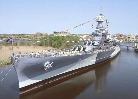 27 Free and Cheap Things to Do in Wilmington, NC | TripBuzz Battleship North Carolina, Uss North Carolina, Battle Ships, Us Navy Ships, Cheap Things To Do, Carolina Girl, Wrightsville Beach, Naval History, North Carolina Homes